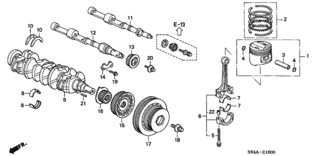 WASHER, THRUST (13331-PAA-A01) - 2