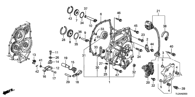 Sensor Assembly, Position (28900-RCT-024) - 3