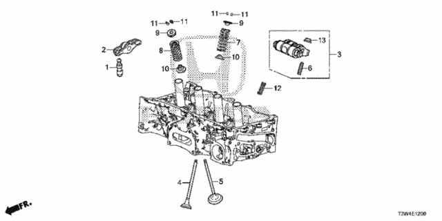 Сідло пружини клапана ГРМ (14775-RBD-E00) - 2