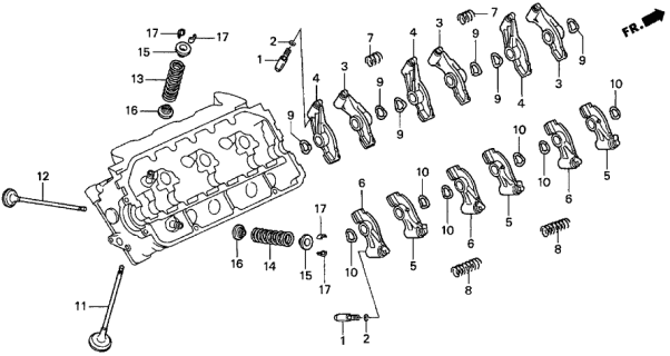 Сідло пружини клапана ГРМ (14775-PT0-000) - 3
