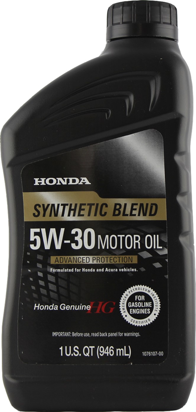 Олива моторна Honda 5W-30 Synthetic Blend 0,946 л (08798-9134) - 2