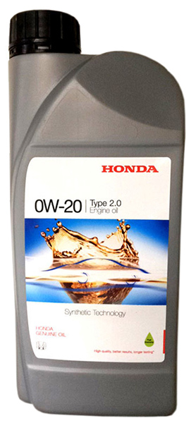 Олива моторна Honda 0W-20 Type 2.0, 1л (08232-P99K1LHE) - 2